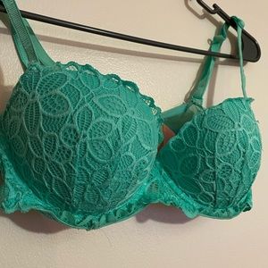 Teal bra